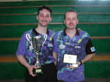 I finalisti del maschile: De Petra a dx e Orlini a sx (609319 byte)